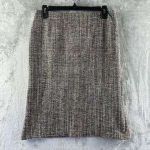 Mhope Pencil Skirt Women's 4 Multicolored Tweed